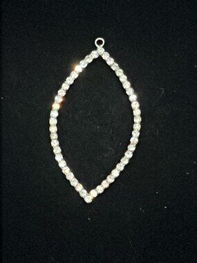 Marquise Shaped Rhinestone Pendant